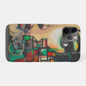 Coques Case-Mate iPhone Vélos sur le mur de Graffiti (Dos (Horizontal))
