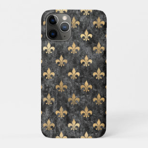Case-Mate iPhone Case Velours noir Fleur de Lis Mardi Gras Orleans