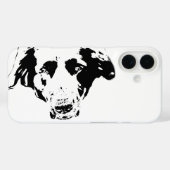 Coques Case-Mate iPhone Velours Noir, Yeux Lumineux (Verso (horizontal))