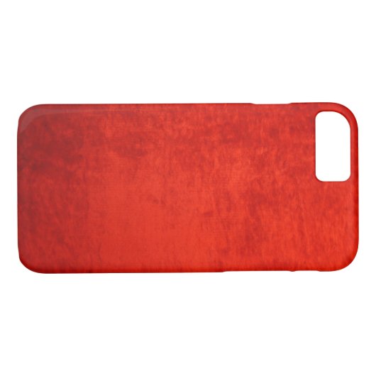 COQUES Case-Mate iPhone VELOURS ROUGE ÉCRASÉ (Dos (Horizontal))
