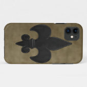Coques Case-Mate iPhone Velours Saints Fleur De Lis (Dos (Horizontal))