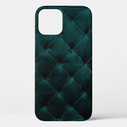 Coques Case-Mate iPhone Velvet Green : Élégance textile malachite (Verso)
