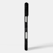 Coques Case-Mate iPhone Velvety Onyx Damask | Black Vampy Grunge Baroque (Verso / Droite)