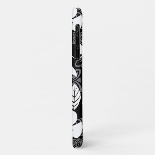 COQUES Case-Mate iPhone VENDREDI ALOHA (NOIR & GRIS) (Dos/Gauche)