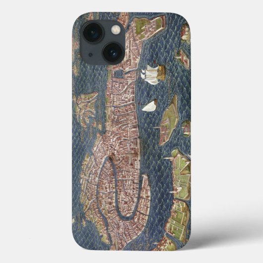 COQUES Case-Mate iPhone VENICE : MAP, 16TH CENTURY (Verso)