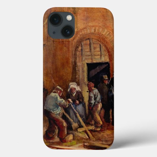 Coques Case-Mate iPhone Vente de débris de bâtiment par Vincent van Gogh (Verso)