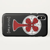 Coques Case-Mate iPhone Ventilateur métallique (Dos (Horizontal))