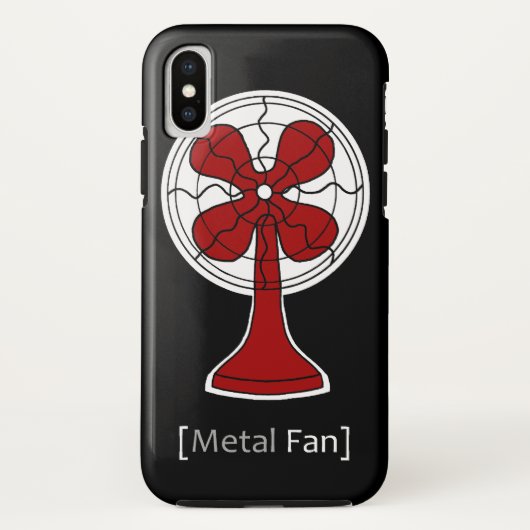 Coques Case-Mate iPhone Ventilateur métallique (Dos)