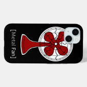 Coques Case-Mate iPhone Ventilateur métallique (Verso (horizontal))