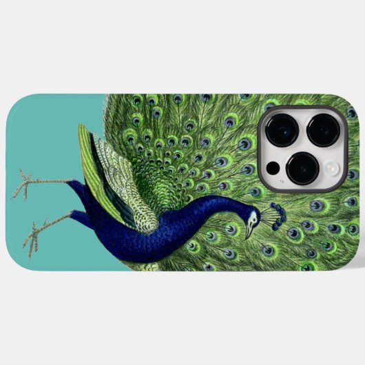 Coques Case-Mate iPhone Ventilateur Open Peacock (Verso (horizontal))