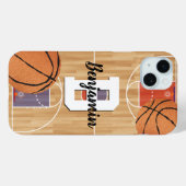 Coques Case-Mate iPhone Ventilateurs de basket-ball (Verso (horizontal))