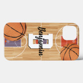 Coques Case-Mate iPhone Ventilateurs de basket-ball (Verso (horizontal))