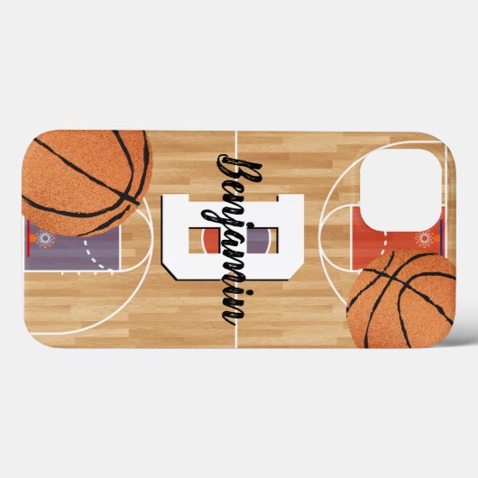 Coques Case-Mate iPhone Ventilateurs de basket-ball (Verso (horizontal))