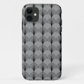 Coques Case-Mate iPhone Ventilateurs gris et noirs (Dos)