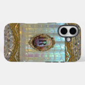 Coques Case-Mate iPhone Veraspeece Sweet Baroque Monogramme (Verso (horizontal))