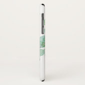 Coques Case-Mate iPhone Verdure luxuriante et Eucalyptus Nom personnalisé (Dos/Gauche)