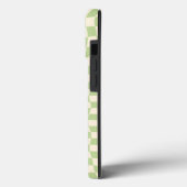 Coques Case-Mate iPhone Vérificateur averti Wavy esthétique Sage vert (Verso / Gauche)
