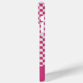 Coques Case-Mate iPhone Vérificateurs et coeurs roses (Verso / Gauche)