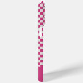 Coques Case-Mate iPhone Vérificateurs et coeurs roses (Verso / Droite)