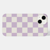 Coques Case-Mate iPhone Vérification rétro Lilac (Verso (horizontal))