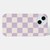 Coques Case-Mate iPhone Vérification rétro Lilac (Verso (horizontal))