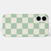 Coques Case-Mate iPhone Vérification rétroactive Sage Green (Verso (horizontal))
