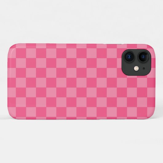 Coques Case-Mate iPhone Vérification rose (Dos (Horizontal))