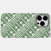 Coques Case-Mate iPhone Vérifié, Chèques en vert (Verso (horizontal))