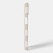 Coques Case-Mate iPhone Vérifié Rétro Beige et Crème (Verso / Droite)