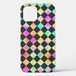 Case-Mate iPhone Case Vérifiez le motif aux couleurs vives des années 80