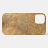 Coques Case-Mate iPhone Véritable peau de lion : texture fourrure (Verso (horizontal))