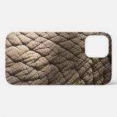 Coques Case-Mate iPhone Véritable Texture De Peau D'Éléphant, Rincée. (Verso (horizontal))