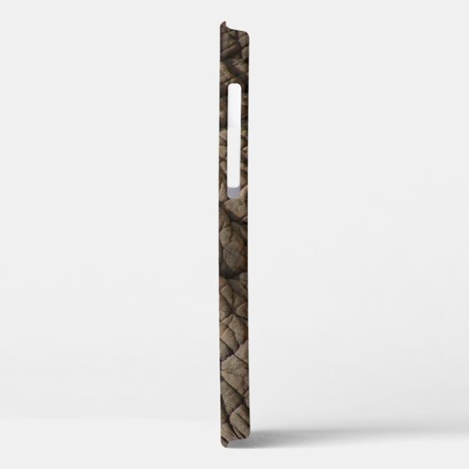 Coques Case-Mate iPhone Véritable Texture De Peau D'Éléphant, Rincée. (Verso / Gauche)