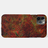 Coques Case-Mate iPhone Vermelho forte esfolado sobre o cinza áspero (Dos (Horizontal))