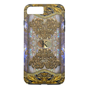 Coque iPhone 7 Plus Vermothe Elegant Monogramme victorien