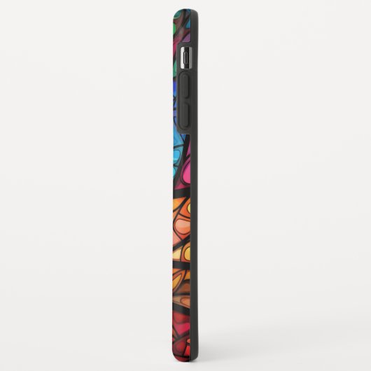 Coques Case-Mate iPhone Verre Abstrait Rayant (Dos/Gauche)