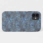 Coques Case-Mate iPhone Verre bleu glacé foncé (Dos (Horizontal))