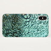 Coques Case-Mate iPhone Verre brisé craqué turquoise (Dos (Horizontal))