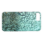 Coques Case-Mate iPhone Verre cassé turquoise (Dos (Horizontal))