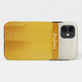 Coques Case-Mate iPhone Verre de bière personnalisable (Dos (Horizontal))