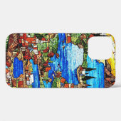 Coques Case-Mate iPhone Verre de mosaïque de la mer Méditerranée (Verso (horizontal))