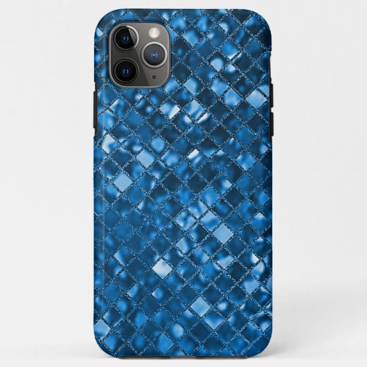 Coques Case-Mate iPhone Verre de mosaïque turquoise Faux (Dos)
