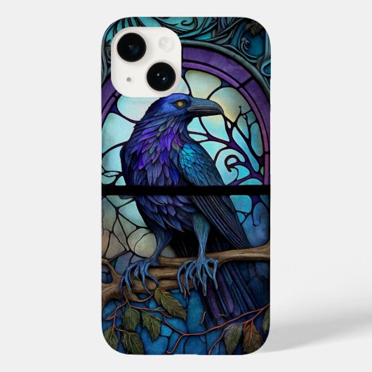 Coques Case-Mate iPhone Verre Éffrayant Raven (Verso)