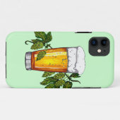 Coques Case-Mate iPhone Verre et houblon de bière (Dos (Horizontal))