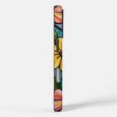 Coques Case-Mate iPhone Verre floral éclairé (Verso / Droite)