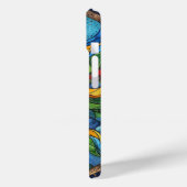 Coques Case-Mate iPhone Verre solaire céleste Monogramme (Verso / Gauche)