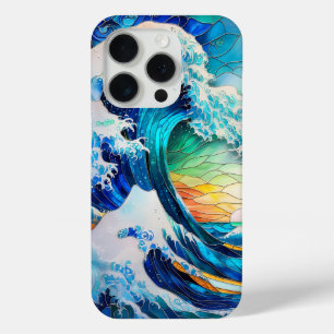 Coque iPhone 15 Pro Verre tendu La Grande Vague au large de Kanagawa