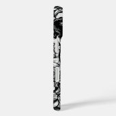 Coques Case-Mate iPhone Verre tendu Léopard noir et blanc (Verso / Droite)