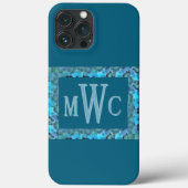 Coques Case-Mate iPhone Verre verni Turquoise-MWC (Verso)