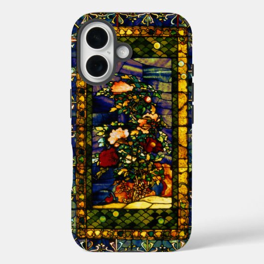 Coques Case-Mate iPhone Verre vintage Floral (Verso)